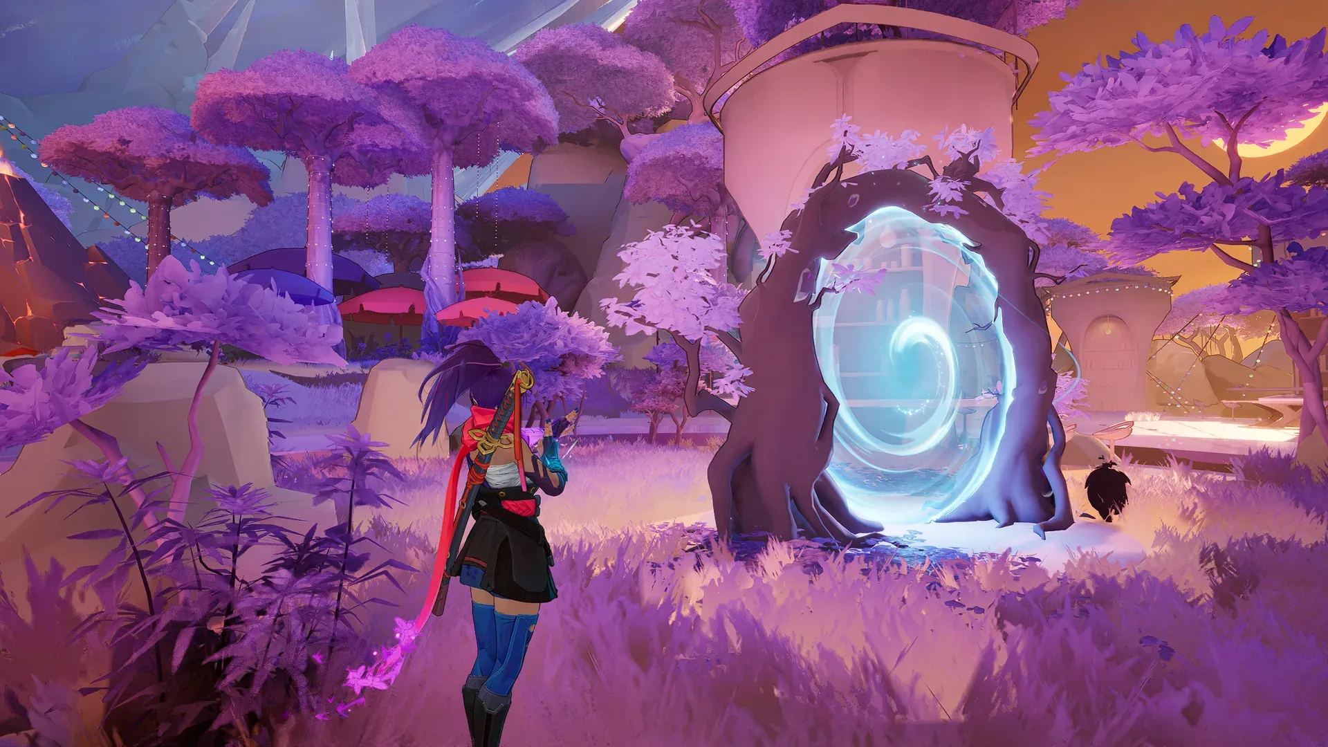 With Amethyst Dawn